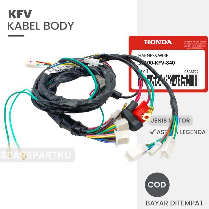 [Original] Kfv Kabel Body Legenda, Astrea Legenda/ Cable Body Set/ Complete/ Harness Wire/