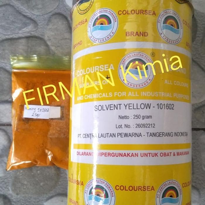 Ecer @25Gr Pewarna Minyak Kuning Muda/Solvent Yellow-101602 Coloursea