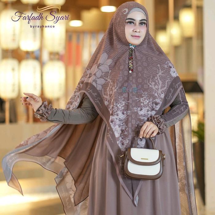 Jahida Series Syari Hitam Umroh Farfadh by Rayhanco Rayhan