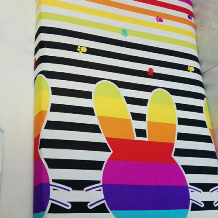 Sarung kasur busa 75x190x7 disperse mictotex