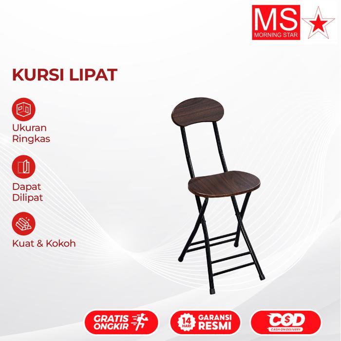 Morning Star Kursi Lipat Kayu Kursi Lipat Praktis Kursi Lipat Outdoor Kursi Lipat Solat Sandaran