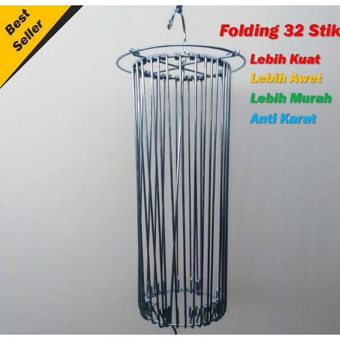 GANTUNGAN BAJU BESI-HANGER BAJU-GANTUNGAN BAJU BAYI-GANTUNGAN JEMURAN BAYI-HANGER BULAT BESI 32 STIK