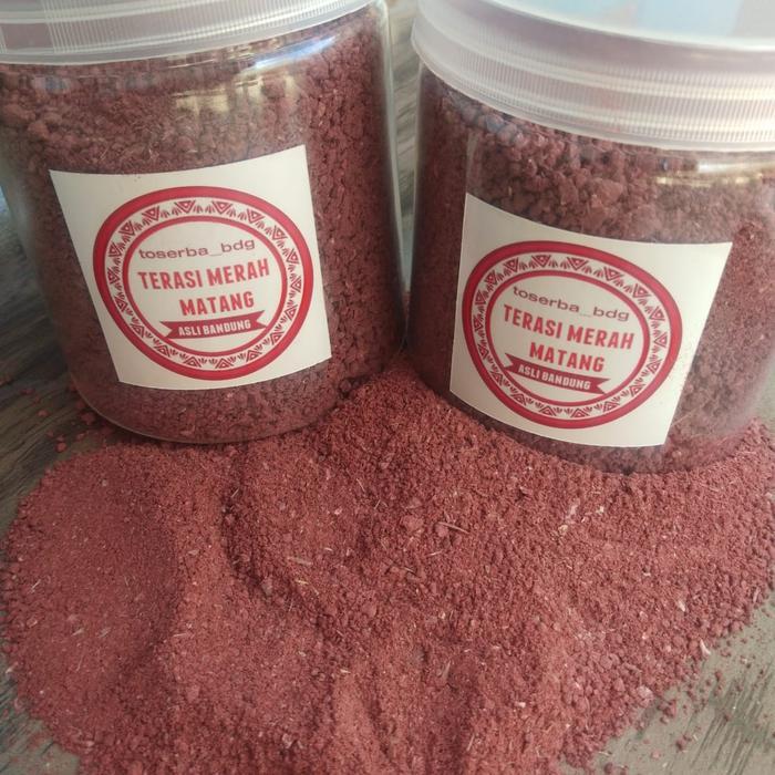 Terasi Merah Bubuk Matang Jumbo