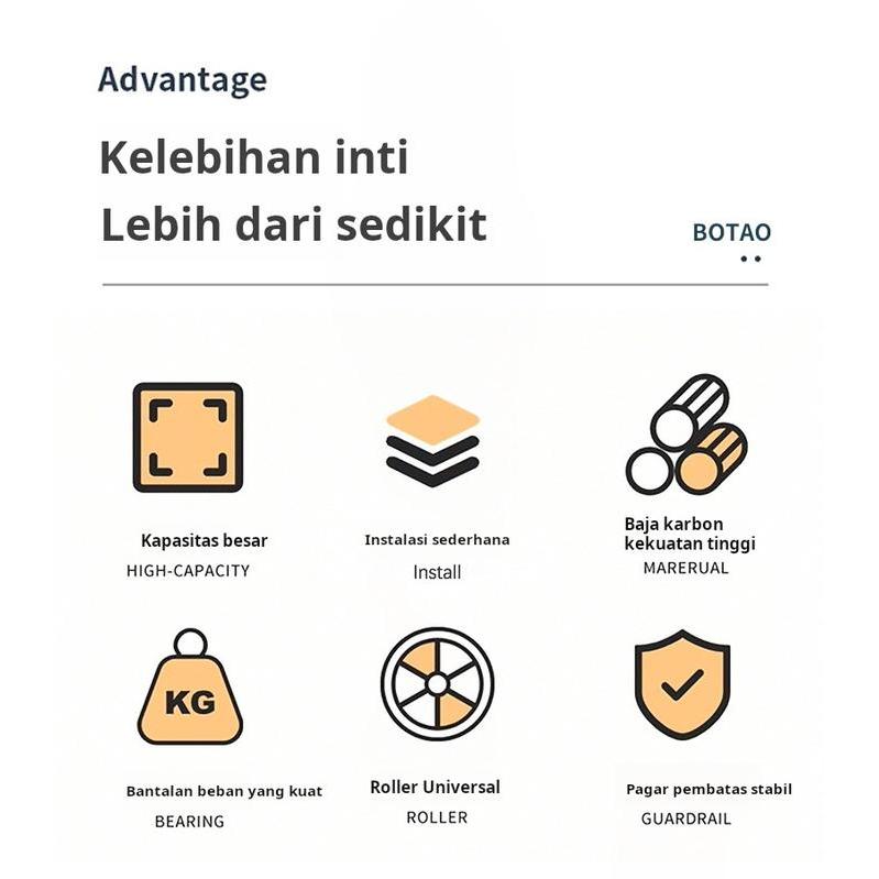 BM-Meja Samping Bergerak Model Baru 2025 Lemari Samping Sofa Ruang Tamu Meja Kopi Kecil Elegan Mewah