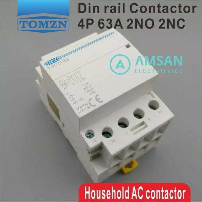 Tomzn Toct1 4P 63A Kontaktor 4No 4Nc 2Nc2No 2No 2Nc 220V