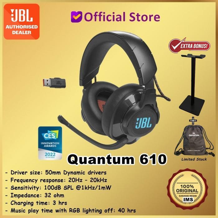 Jbl Quantum 610 Wireless Over Ear Gaming Headset Headphone Q610
