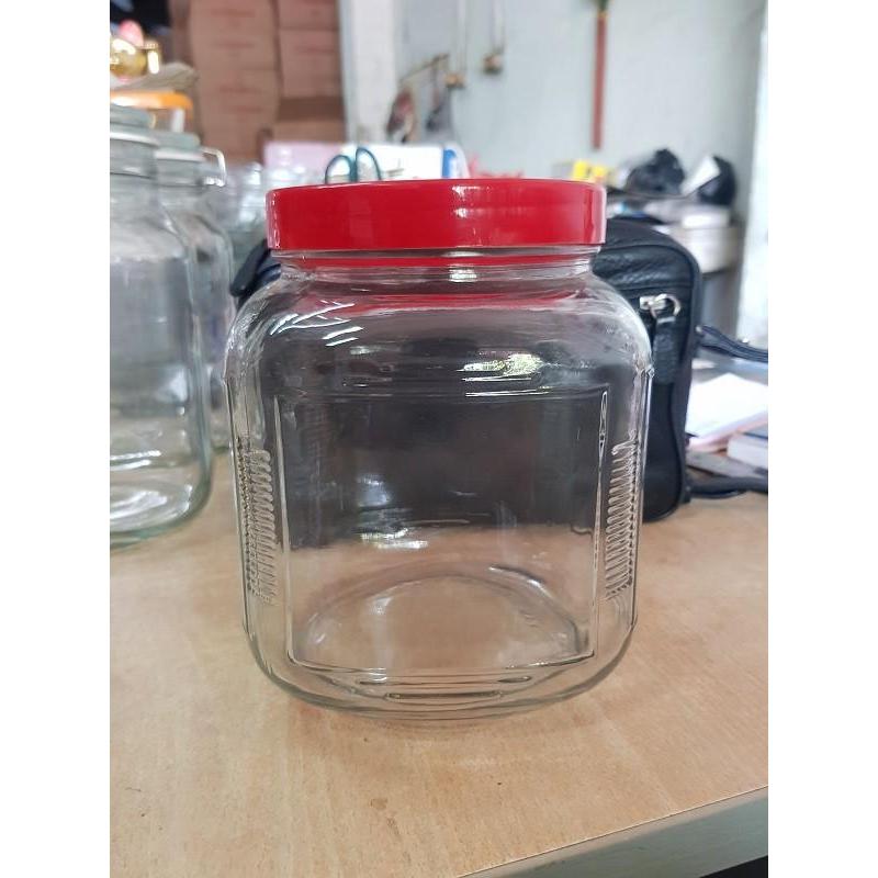 Toples 2 liter/ Toples Kaca/ Toples/ Toples jadul