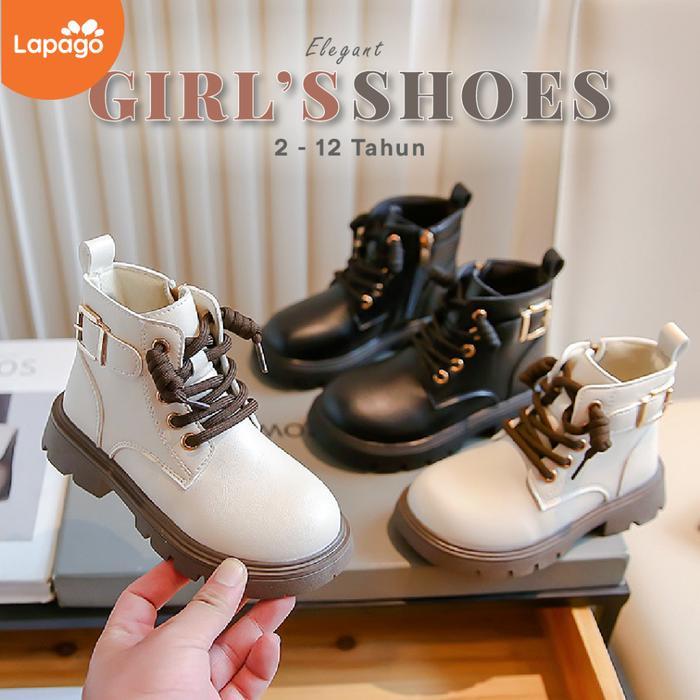 Bata Tomkins - Sepatu Boots Elegant Pesta Anak Kids Perempuan Model Usia 2 - 12 Tahun Type Mih