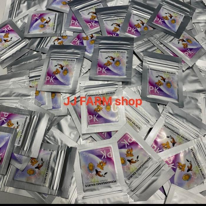 PK OBAT IKAN KOI KOKI LOUHAN PERMANGANAS KALIKUS KALIUM 500GR 1KG ASLI