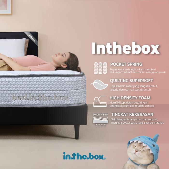 [Free Bantal] Kasur Spring Bed INTHEBOX