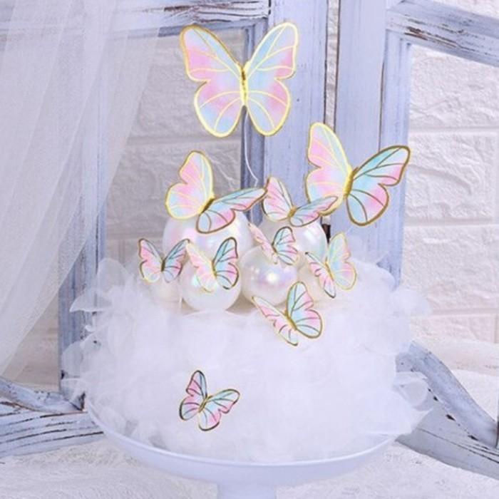 10pcs Topper Kupu Kupu, Hiasan kue Kupu2, Topper Butterfly