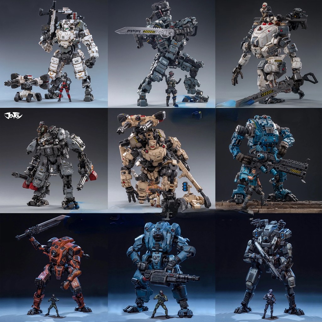 In Stock Joytoy Free Man Action Robot Steel Bone Heavy Firepower Mecha Collection El Toys Toy