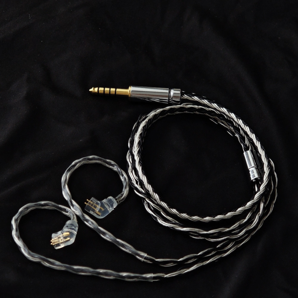 for KZ AS16PRO/AST24/AS24/Sonata 2.5/3.5/4.4mm/Type-C/Lightning Upgrade Cable w/Mic Balanced 16-Core