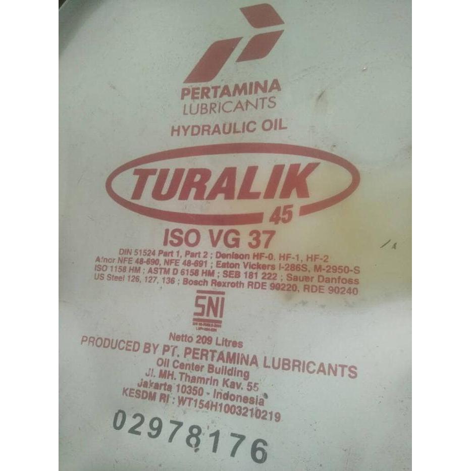 ECERAN HYDRAULIK / HYDROLIS OIL TURALIK 45 ISO VG 37