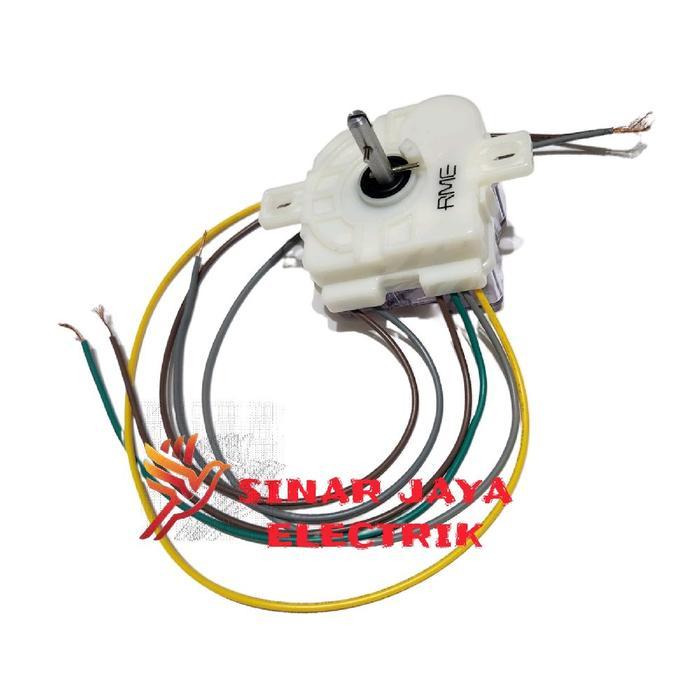 TIMER WASH 6 KABEL MESIN CUCI DENPOO 2 TABUNG - TIMER MESIN CUCI DENPOO 6 KABEL