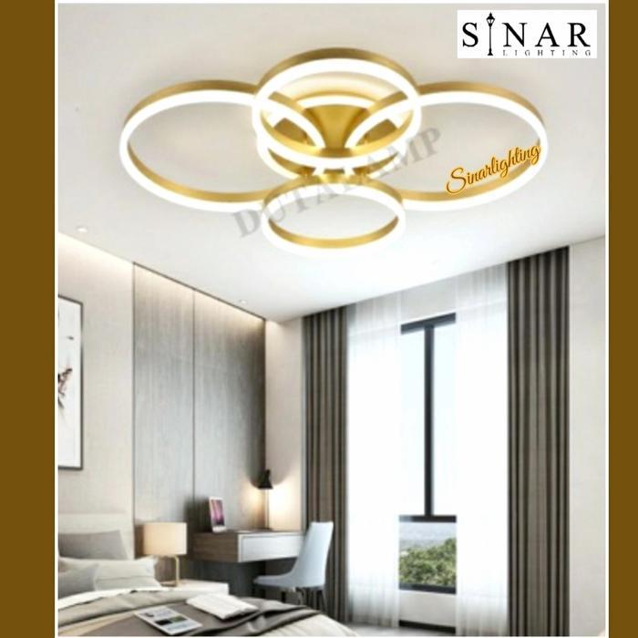 LAMPU PLAFON MINIMALIS RING LED 50010/4 (REMOTE)