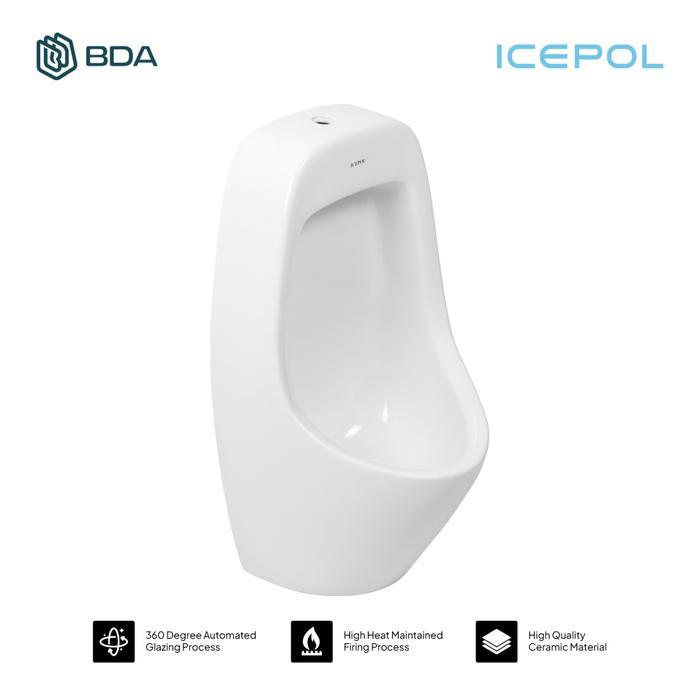 Icepol Urinal Pria Urinal Toilet Urinoir Toilet Body Only Komplit Set IC 230