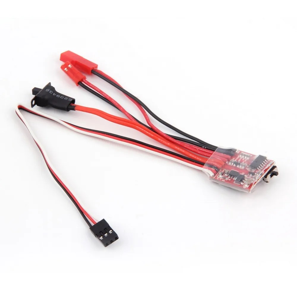 Rc Car 30A Esc Brushed Forward Reverse Brake Dual Way Esc Motor Speed Controller For Motor 1/16 1/18