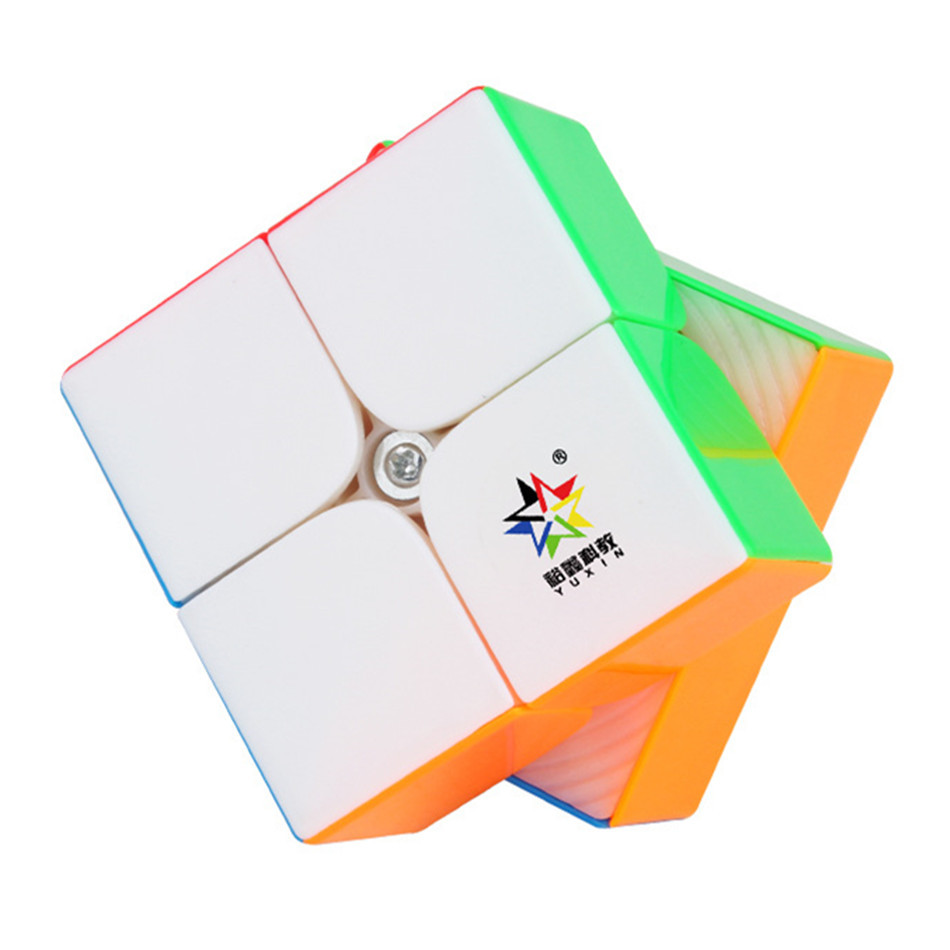 Yuxin Little Magic 2X2 V2 M Magic Magnetic Cubing Speed Professional Cubo Magico Puzzle Toys For