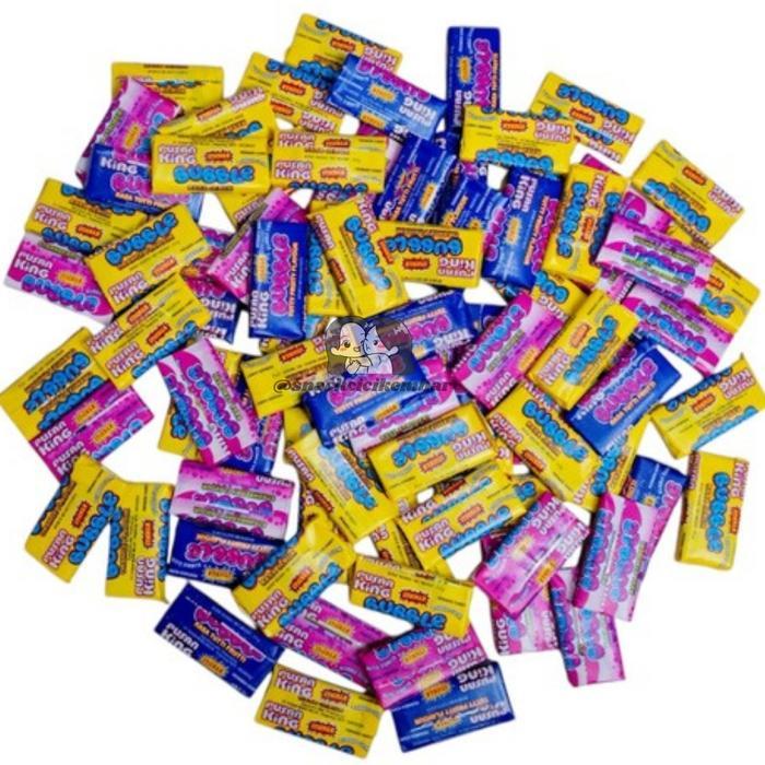 "New" PUSAN KING BUBBLE PERMEN KARET ISI 100pcs