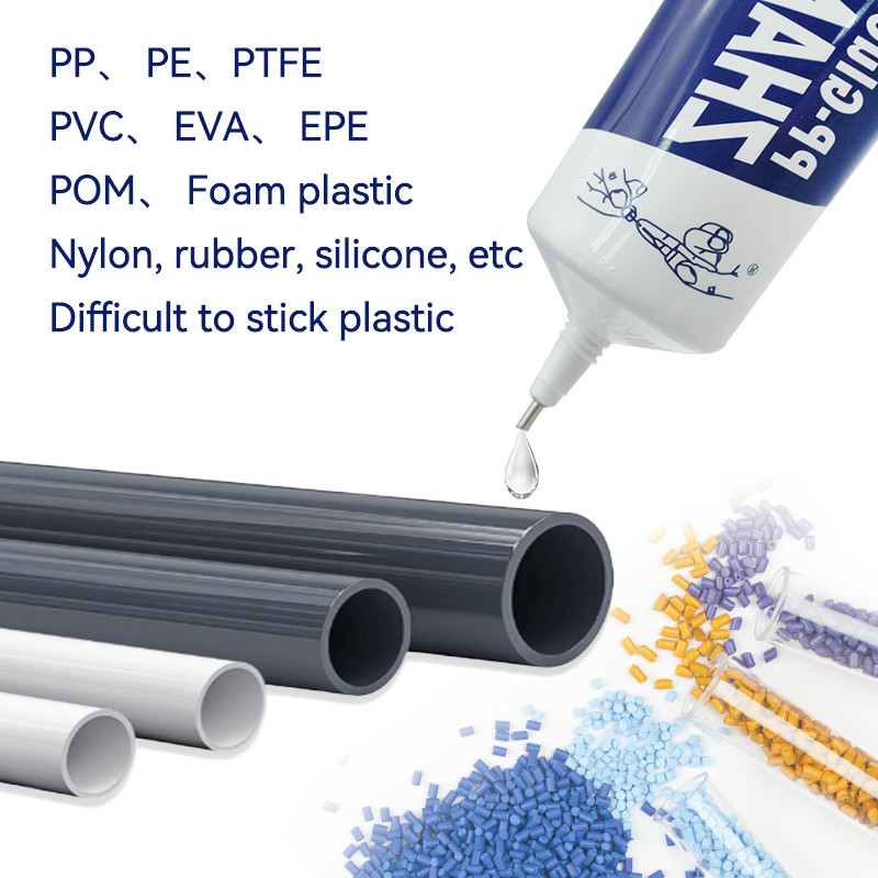 Zhanlida 110Ml Polypropylene Pp Glue Pe Eva Pom Pu Plastic Leather Waterproof Soft Glue Pvc Glue