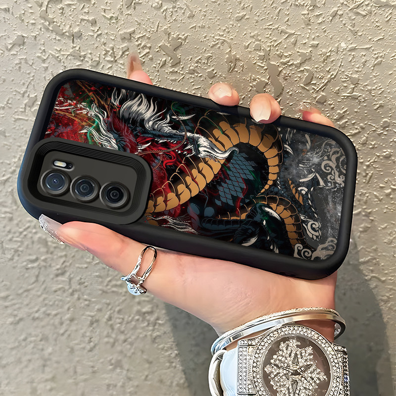 Casing Hp Untuk OPPO A16 OPPO A16s OPPO A54s Case Casing pola naga Cesing HP Kesing mata langit tang