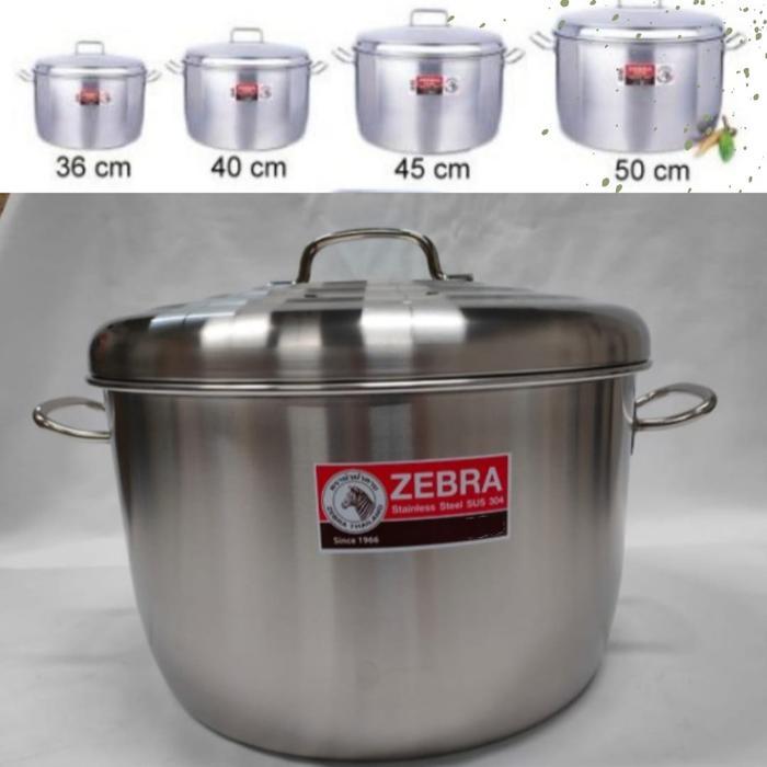 Stock Pot Zebra Stainless / Panci Stainless Steel Zebra