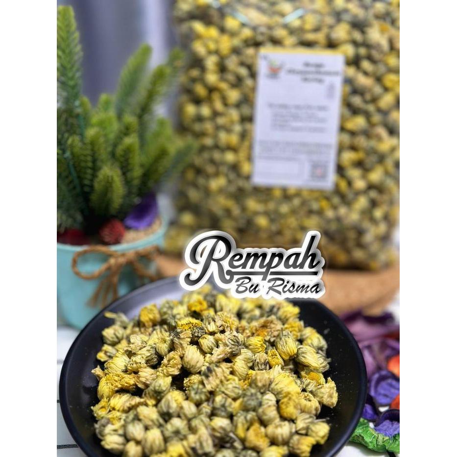 Bunga Chrysanthemum Kering 100 Gram - Teh Bunga Krisan Tbk