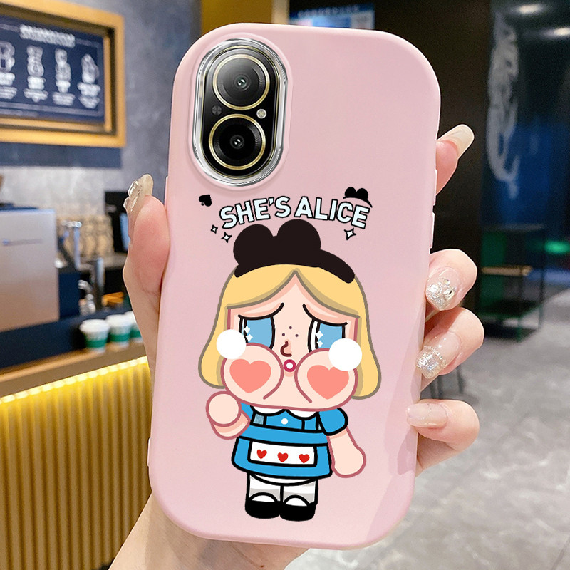 Casing Hp Untuk Realme C67 12 Lite Case Casing Boneka wanita kartun pola Kesing HP Cesing bulat gemu