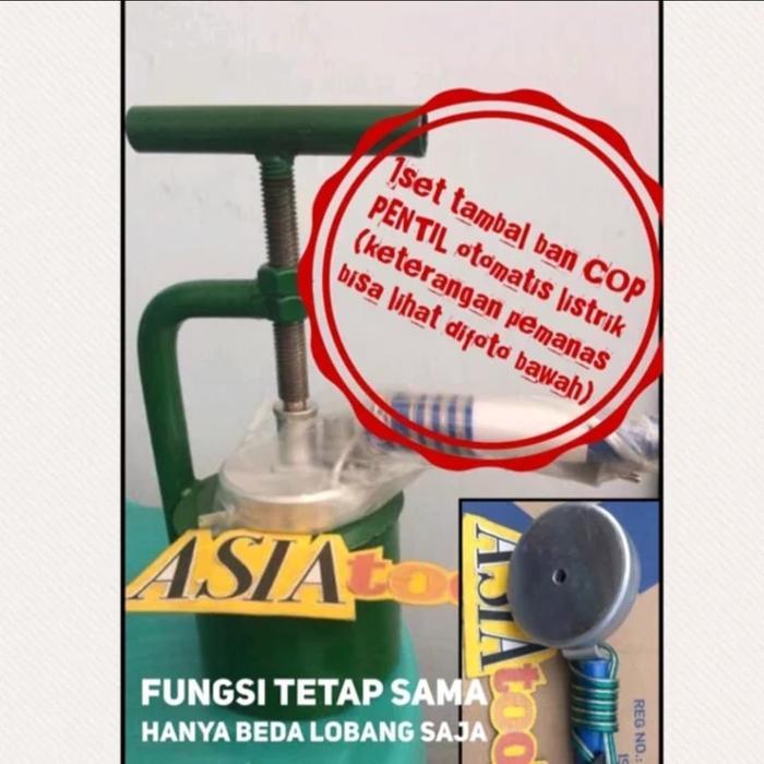 Alat Tambal Ban Listrik Dop Cop Pentil Set