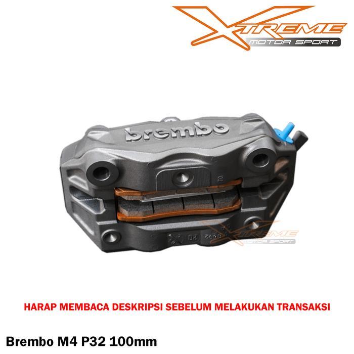 Kaliper Brembo Radial M4 P32 100Mm Kanan / Kiri Original Italy Brembo Universal