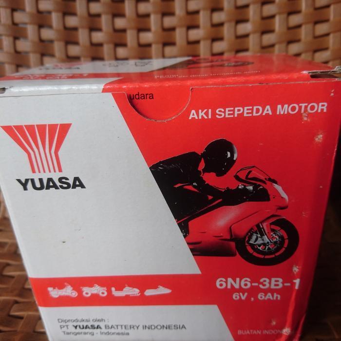 MOXER AKI 6VOLT YUASA 6N6-3B 6AH