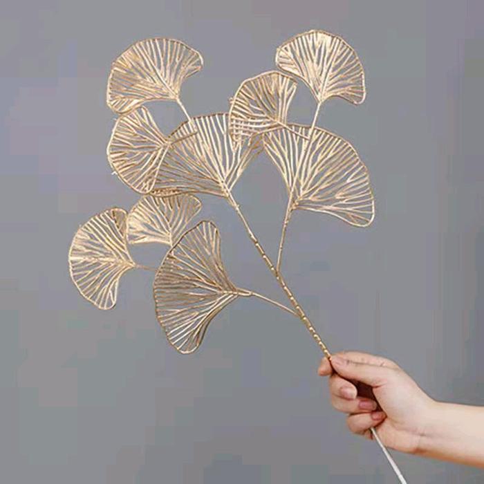 Ginko Gold Golden Leaf Golden flower Daun Ginko daun Gold bunga ginko