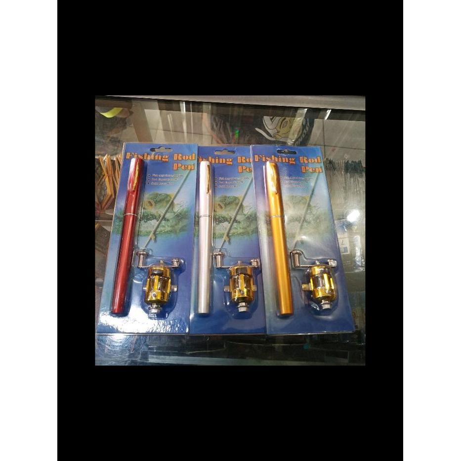 Joran pulpen reel pulpen fishing rod pen