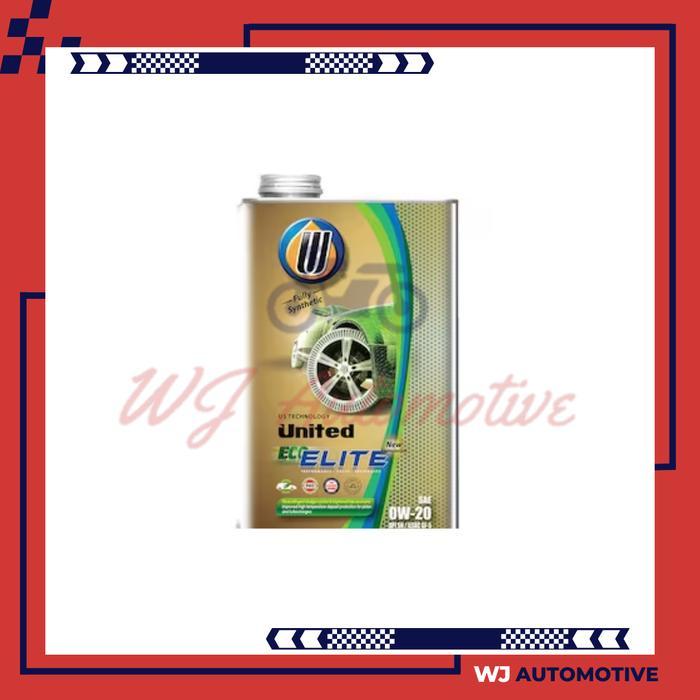 United Eco Elite 0W20 1 Liter Oli Mobil Bensin United 0W 20 1Liter