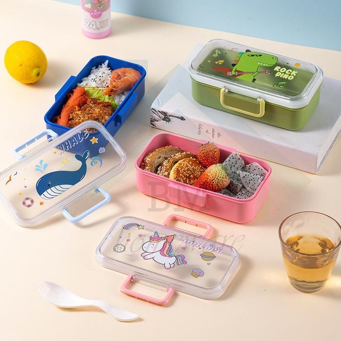 Kotak Bekal Anak TK Karakter Lucu 700ml / Lunch Box Anak