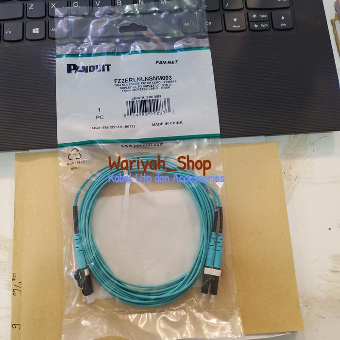 Panduit Patch Cord Fo Lc-Lc Duplex Om4 Multimode 3 Meter