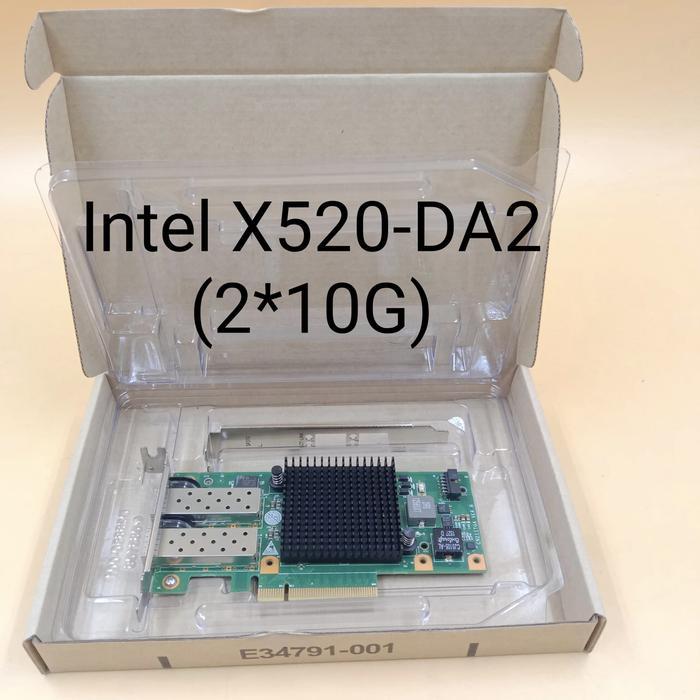 SFP Card Dual 2 Port INTEL X520 DA2 10G