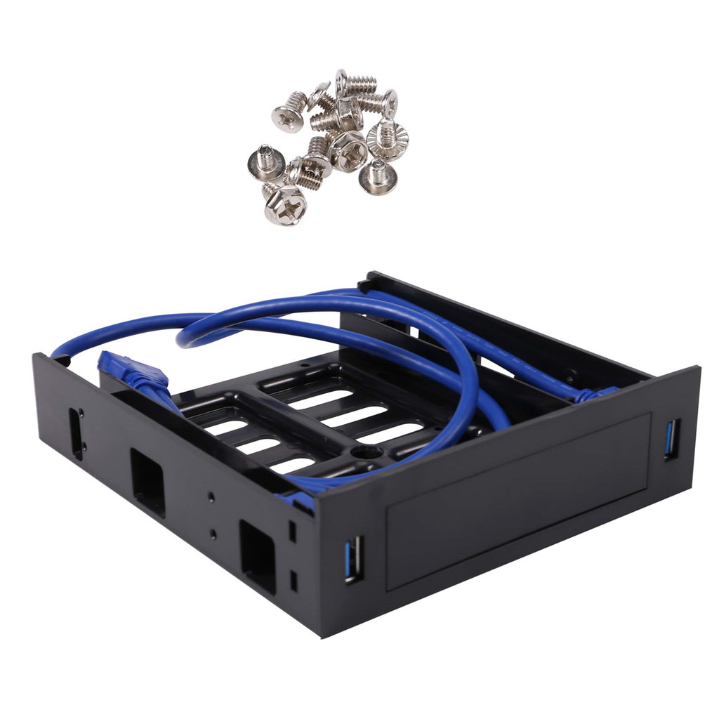 WHQT 2 X USB 3.0 Front Panel with 3.5Inch Device/HDD or 2.5Inch SSD/HDD to 5.25 Floppy to Optical