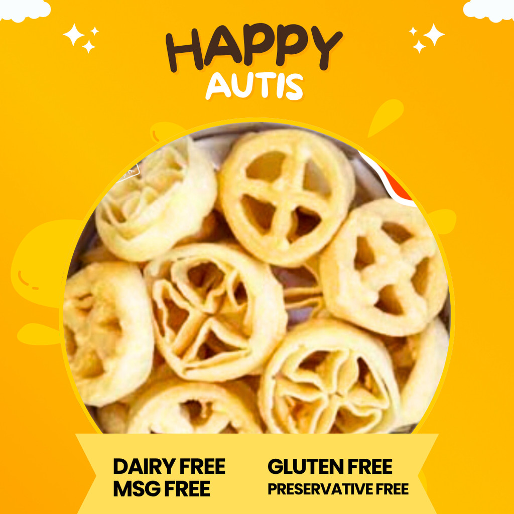 MINI KEMBANG GOYANG NON TELUR AUTIS FOODS/DIET SEHAT/gluten free/dairy free/msg free