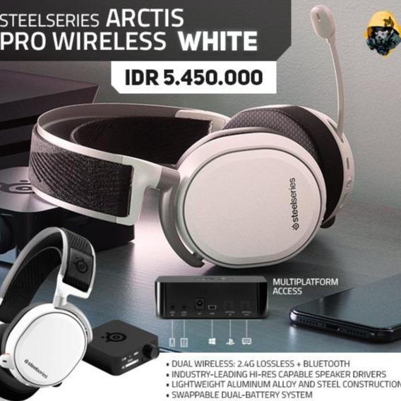 Steelseries Arctis Pro Wireless Gaming Headset - White