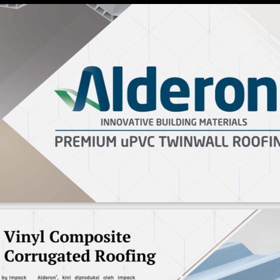 Alderon 830 10mm pnjg 3.50 Meter - Atap Alderon Double Layer Twinwall Corrugated Gratis Ongkir