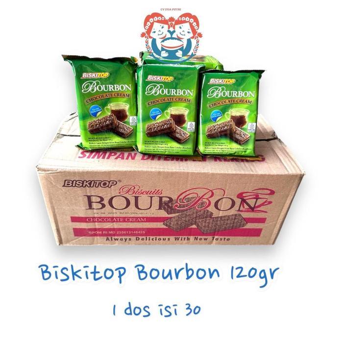 Promo Biskitop Rose Cream Bourbon 120Gr (1Dus Isi 30) U/ Hajatan, Parcel, Hampers Berkualitas