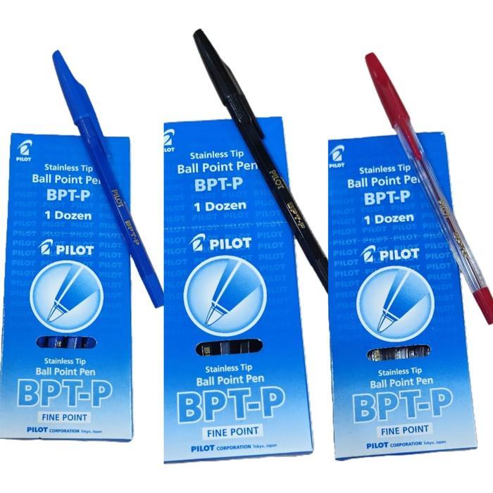 MNTB PILOT PEN BALLPOINT BPT-P / PULPEN PILOT BPTP HITAM / BIRU BPT