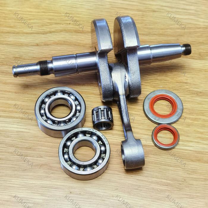 MS661 CRANKSHAFT WITH BALL BEARING OIL SEALS AND PIN SET FOR STIHL MS661 MS661C CHAINSAW REPLACEMENT