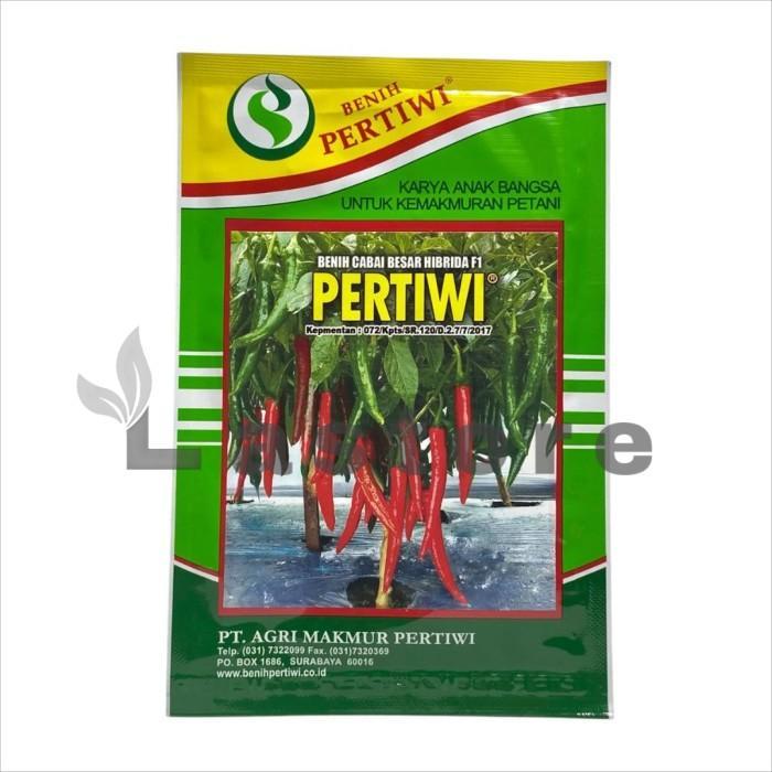 Benih Cabe Merah Besar Pertiwi Isi 10 Gram Kemasan Asli Benih Pertiwi benih