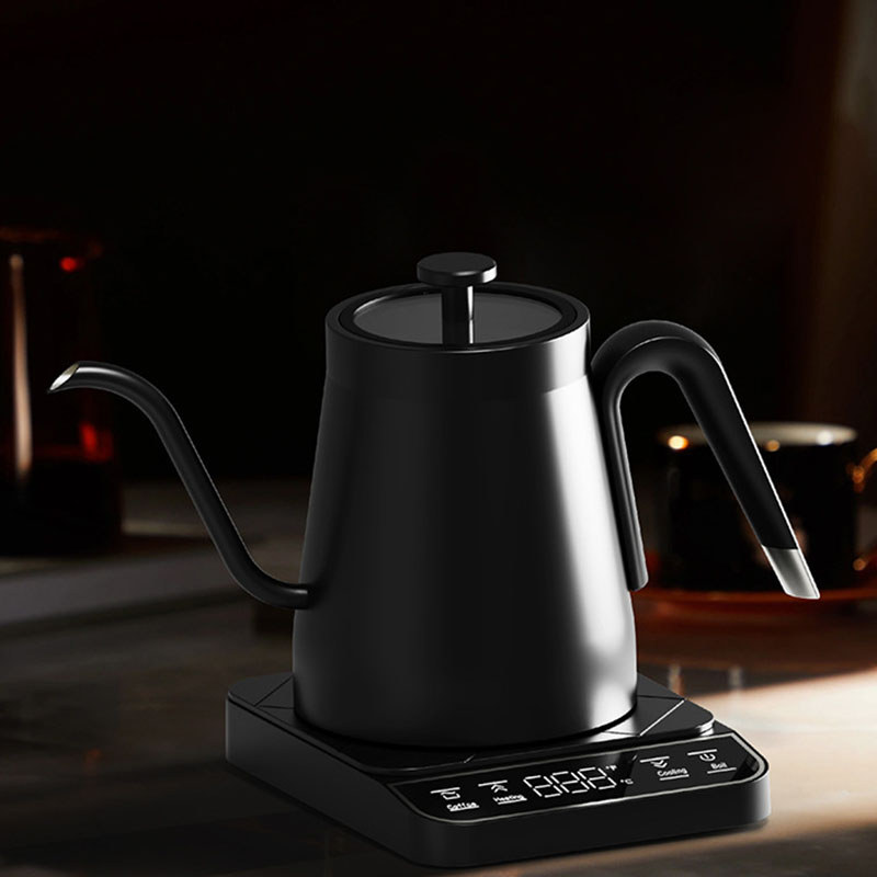 120v 220v Stainless Steel electric kettle insulation coffee pot with temperature control Gooseneck