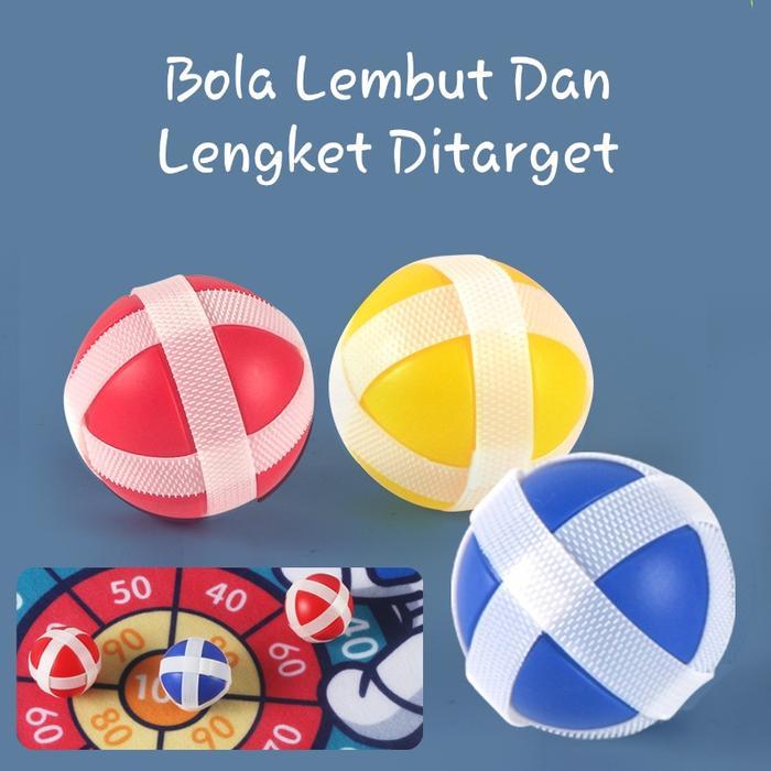 Best Seller [Im] Mainan Panah Target Bola Lengket Dan Lembut / Mainan Panah Tembak Target / Fun