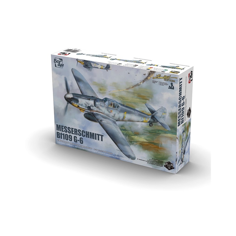 BORDER BF-001 1/35 Scale Messerschmitt BF109G-6 Model Kit