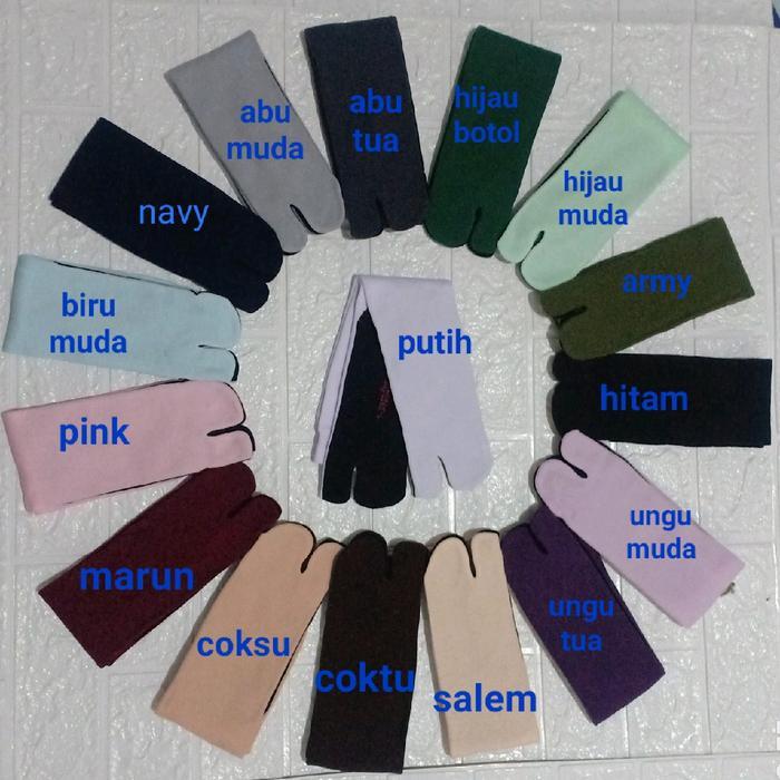 KAOS KAKI JEMPOL POLOS TAPAK HITAM